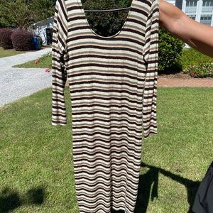 Fall dress from anthropologie. Size Large.